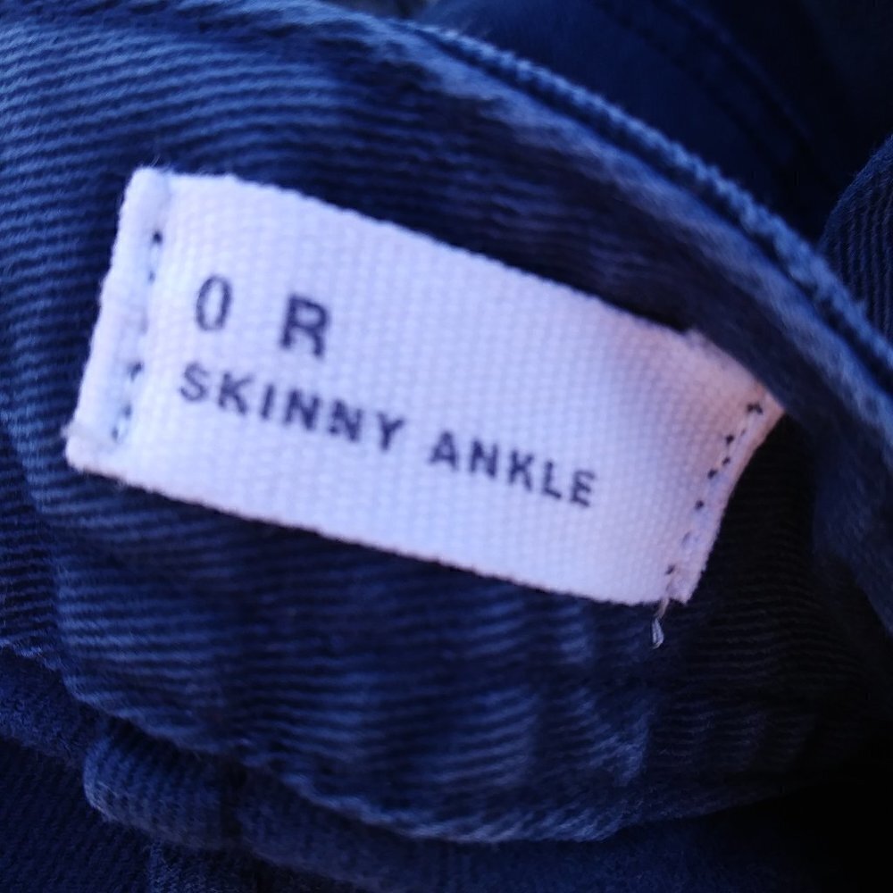Gap Women's Pants Blue Skinny Ankle - 0 / R - Picture 7 of 11